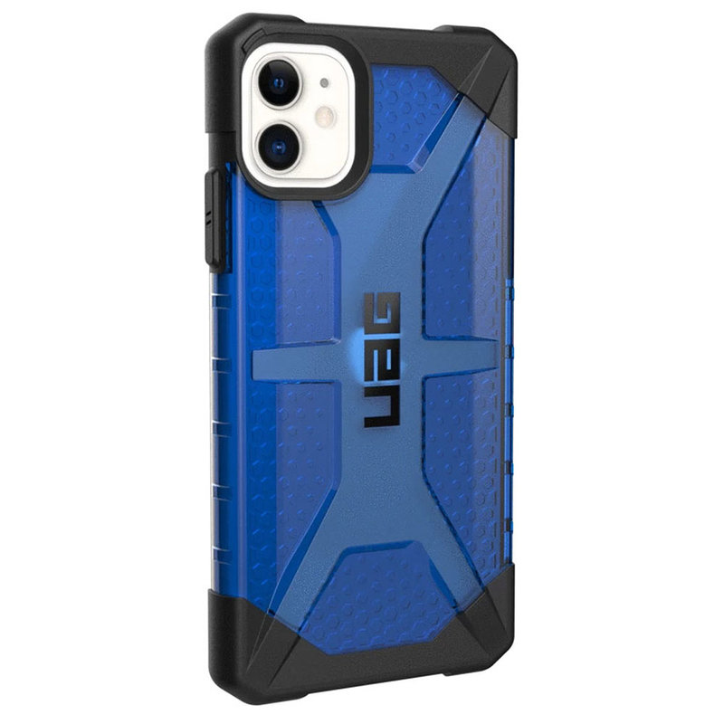 Husa iPhone 11 transparenta UAG Plasma, albastru