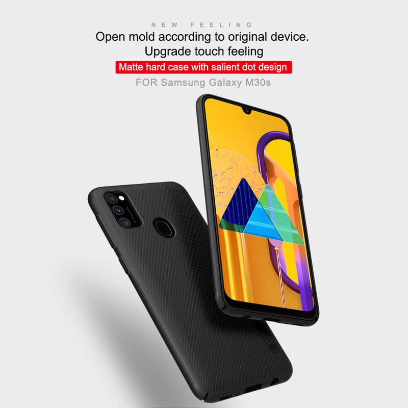 Husa Samsung Galaxy M30s Nillkin Super Frosted Shield, negru