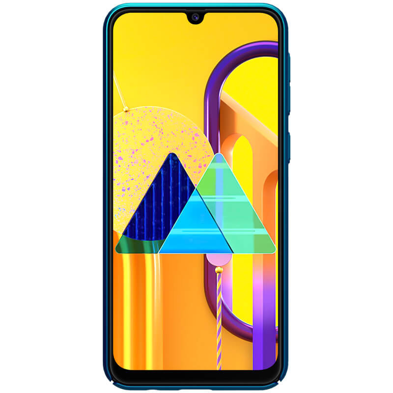 Husa Samsung Galaxy M30s Nillkin Super Frosted Shield, albastru