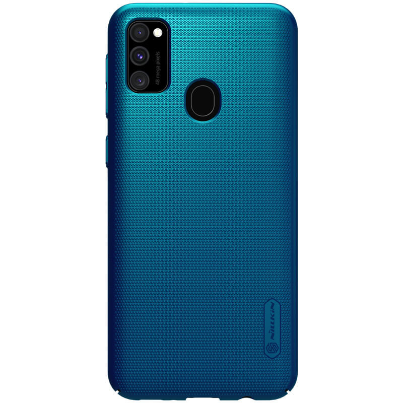 Husa Samsung Galaxy M30s Nillkin Super Frosted Shield, albastru