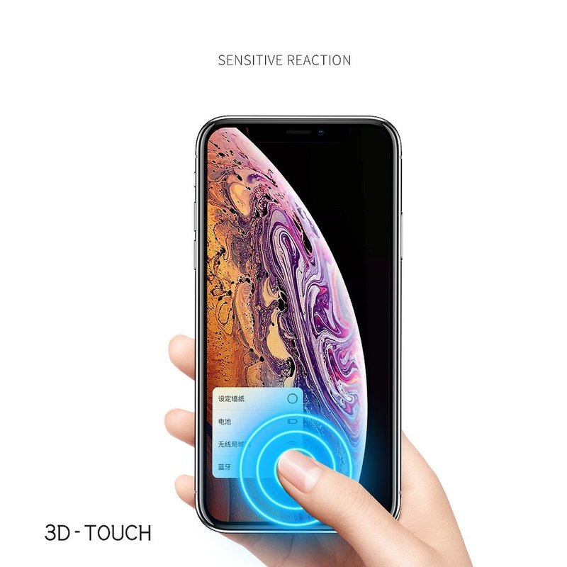 Folie Sticla iPhone XR X.One Confidential Strong Privacy Full Cover - Black