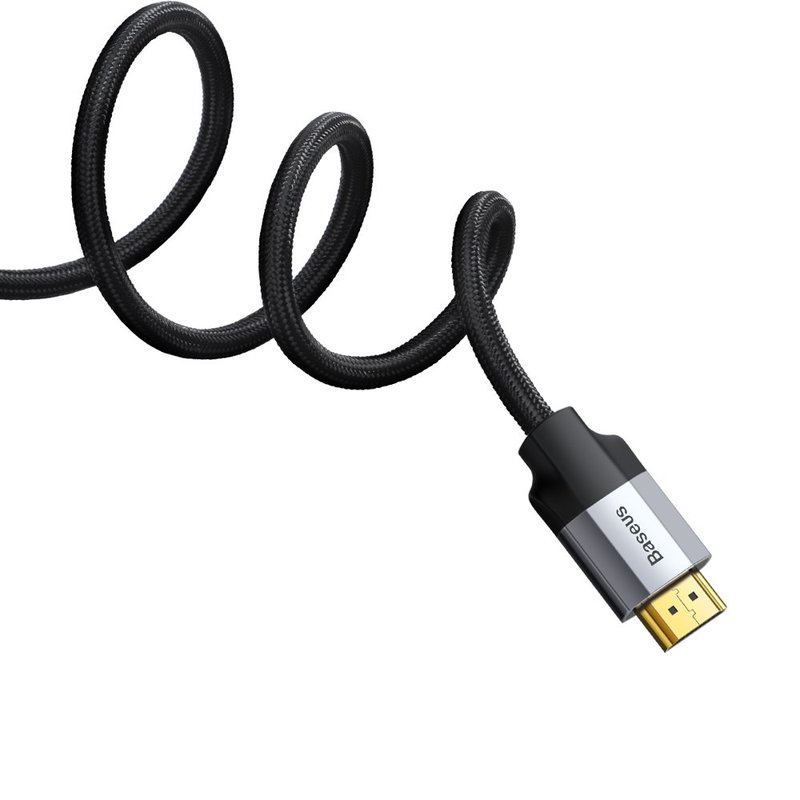 Cablu Video Convertor Baseus Enjoyment DVI to HDMI 4K HD 2M - CAKSX-G0G - Negru/Gri
