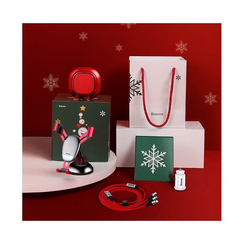 [Pachet 4x] Accesorii Auto Baseus Christmas Gift Set - TZNEW19-09 - Editie Limitata