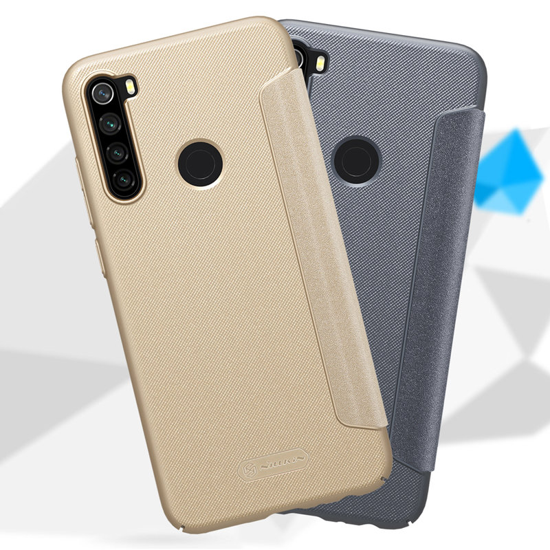 Husa Xiaomi Redmi Note 8 NILLKIN Sparkle Flip Auriu