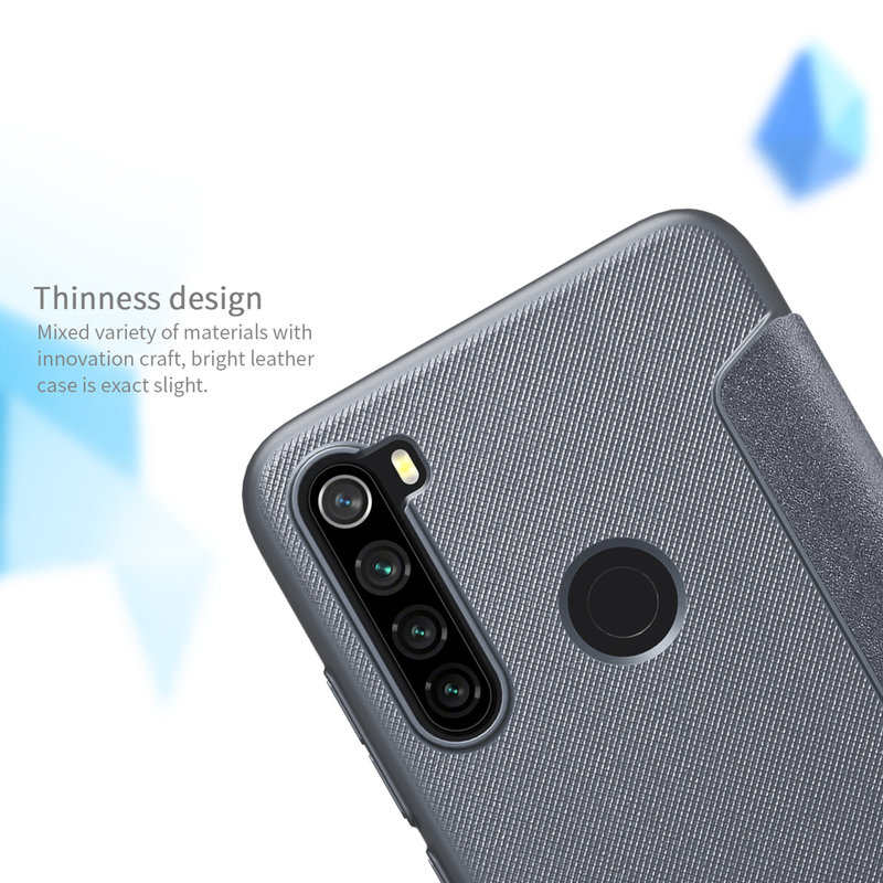 Husa Xiaomi Redmi Note 8 NILLKIN Sparkle Flip Gri