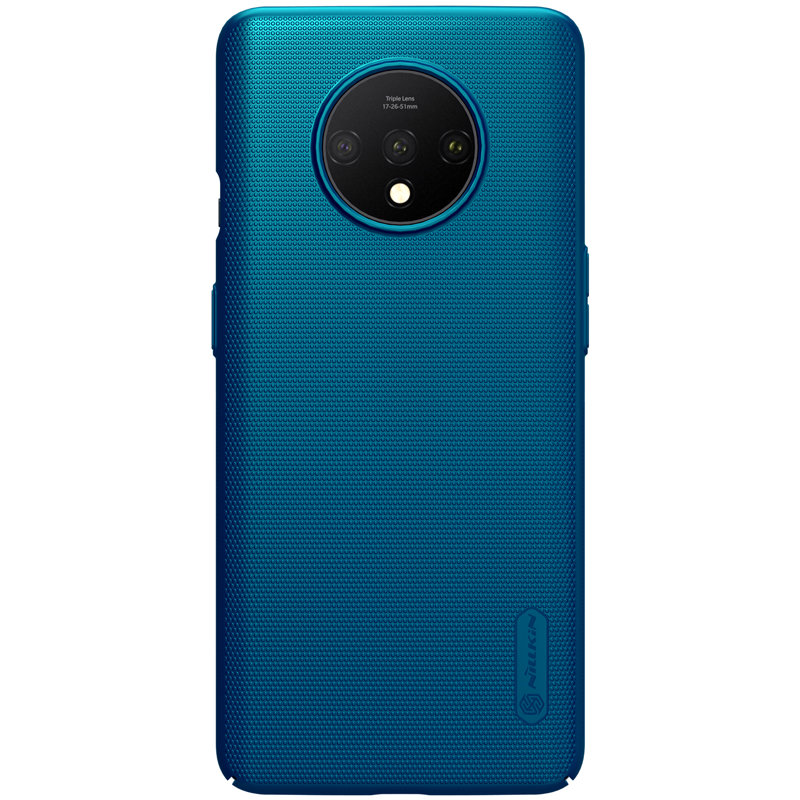 Husa OnePlus 7T Nillkin Super Frosted Shield, albastru