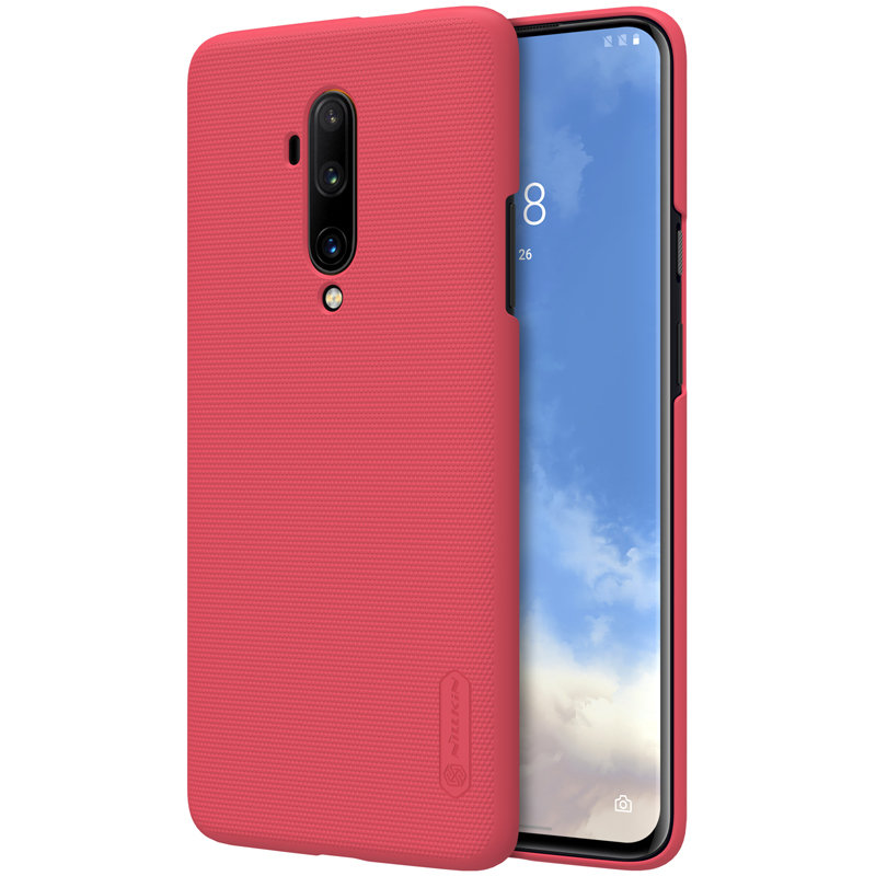 Husa OnePlus 7T Pro Nillkin Super Frosted Shield, rosu