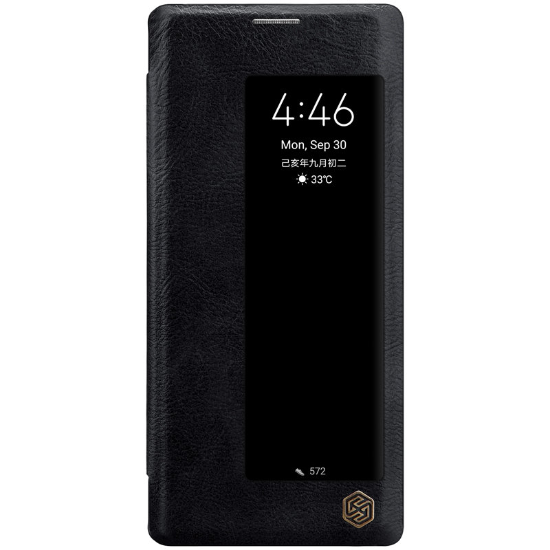 Husa Huawei Mate 30 Pro Nillkin QIN Leather, negru