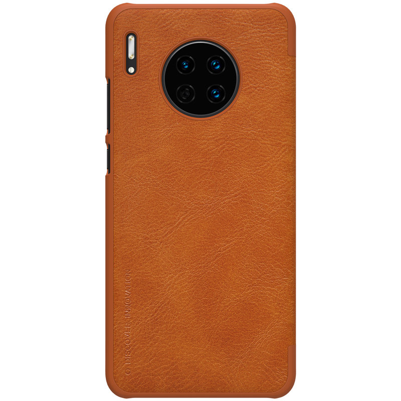 Husa Huawei Mate 30 Nillkin QIN Leather, maro