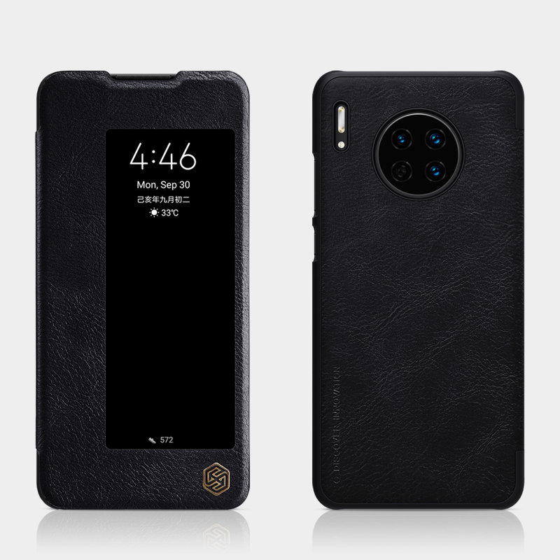 Husa Huawei Mate 30 Nillkin QIN Leather, negru