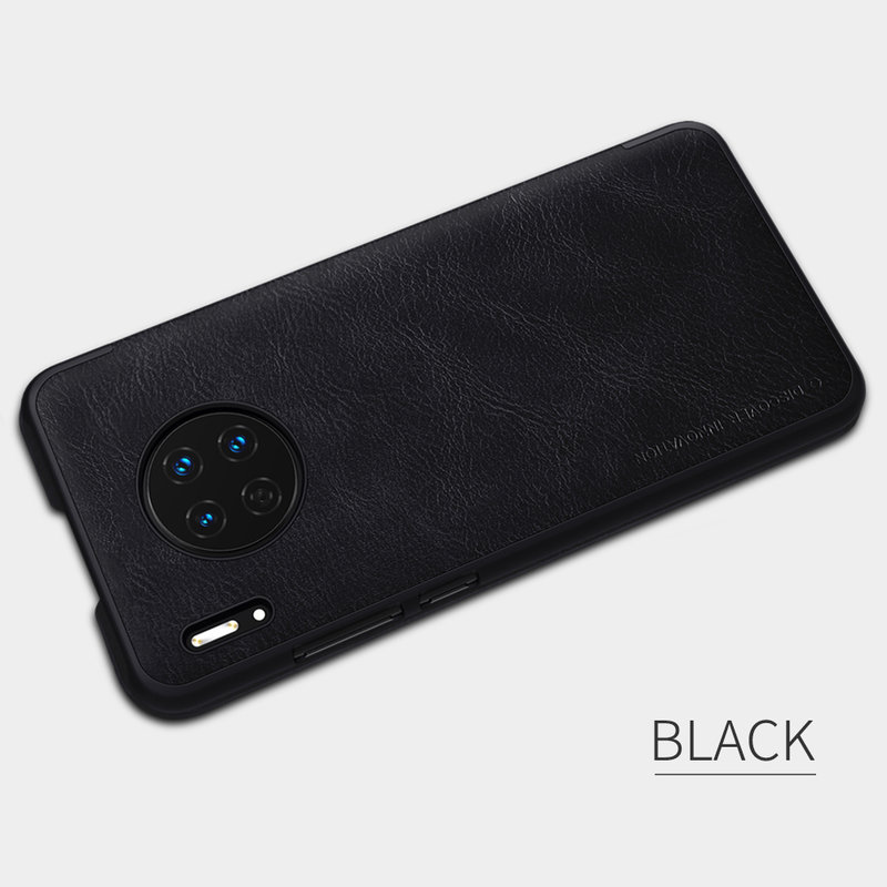 Husa Huawei Mate 30 Nillkin QIN Leather, negru