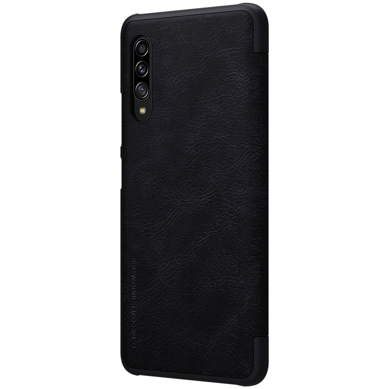 Husa Samsung Galaxy A90 5G Nillkin QIN Leather, negru