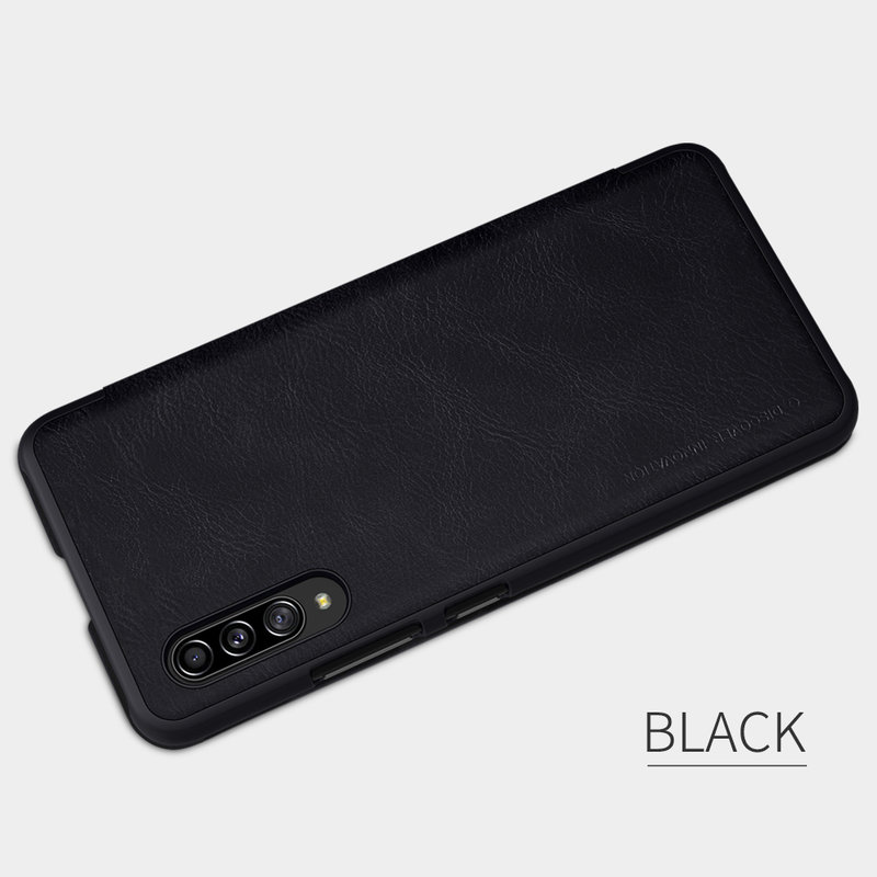 Husa Samsung Galaxy A90 5G Nillkin QIN Leather, negru