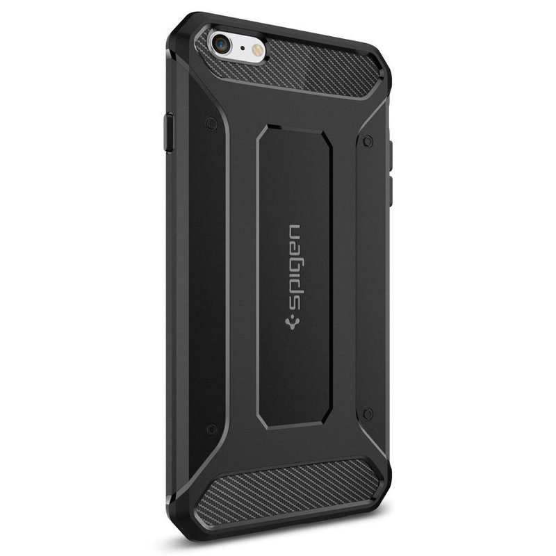 Bumper Spigen iPhone 6, 6S Rugged Capsule - Black