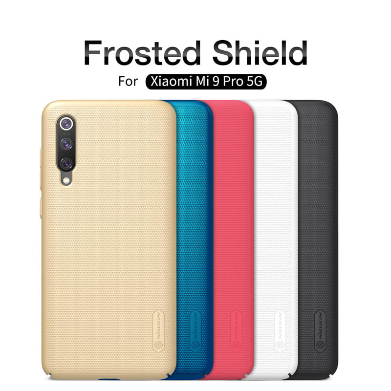 Husa Xiaomi Mi 9 Pro 5G Nillkin Super Frosted Shield, rosu