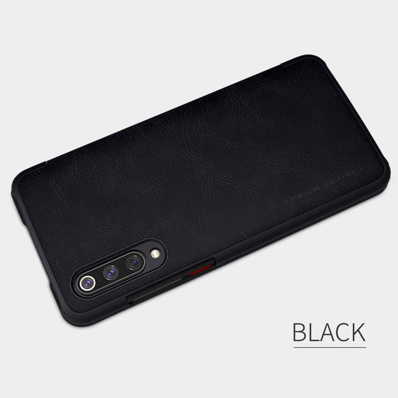 Husa Xiaomi Mi 9 Pro 5G Nillkin QIN Leather, negru