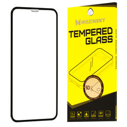 Folie Sticla iPhone XS Wozinsky 5D Full Screen Tempered Glass - Negru