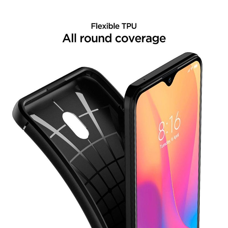 Husa Xiaomi Redmi 8A Spigen Rugged Armor, negru
