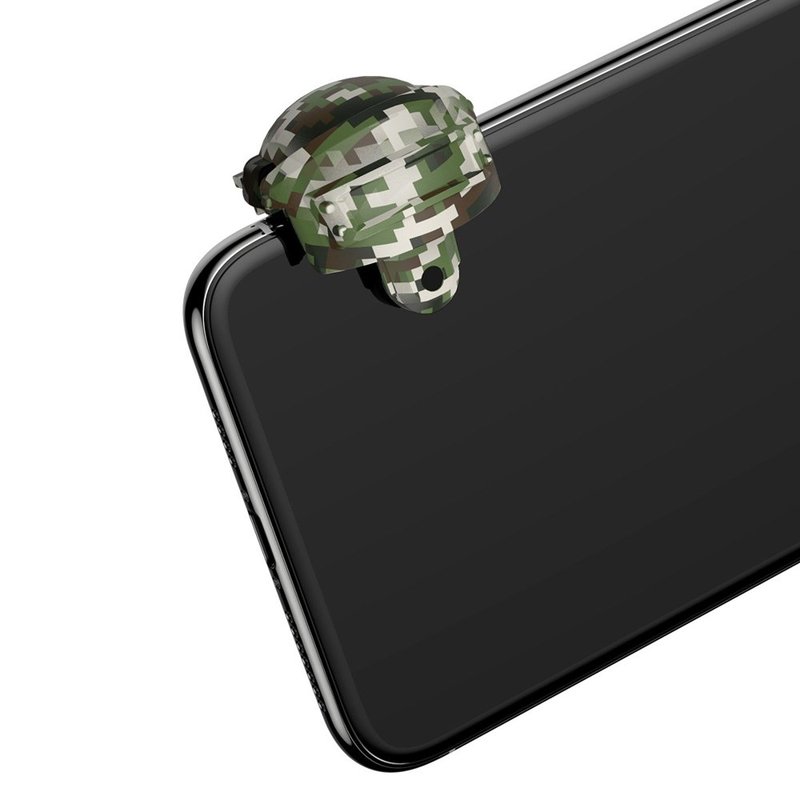 Butoane Gaming Telefon/Tableta Baseus Gamo GA03 Helmet Pubg Gadget - GMGA03-A0G - Gray Camouflage