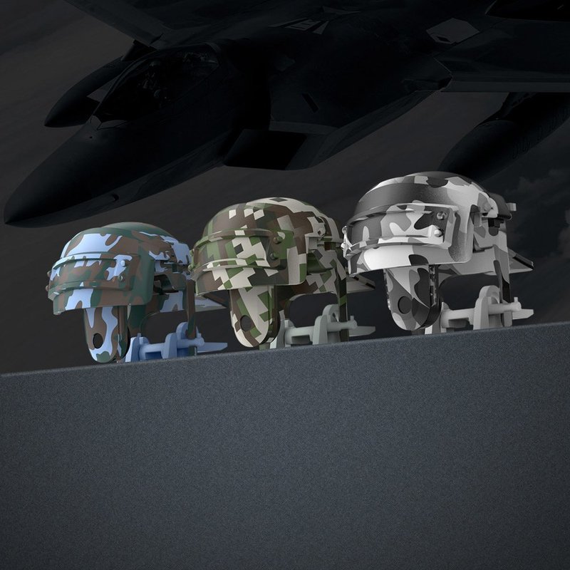 Butoane Gaming Telefon/Tableta Baseus Gamo GA03 Helmet Pubg Gadget - GMGA03-A02 - White Camouflage