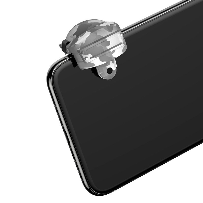 Butoane Gaming Telefon/Tableta Baseus Gamo GA03 Helmet Pubg Gadget - GMGA03-A02 - White Camouflage