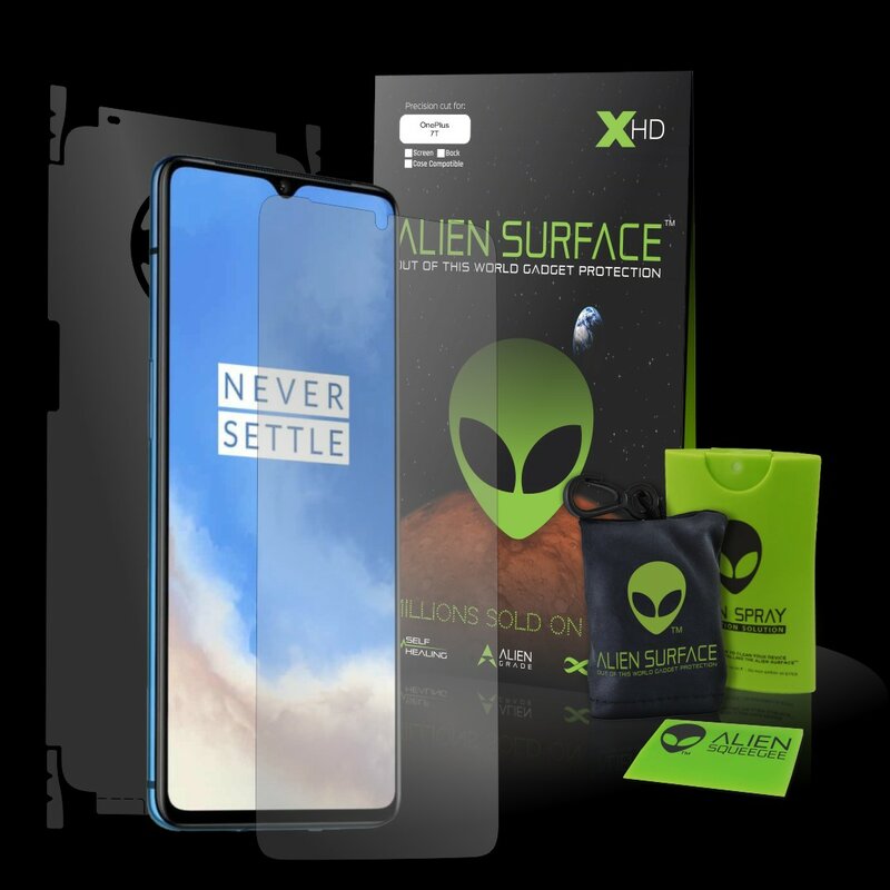 Folie 360° OnePlus 7T Alien Surface XHD, Ecran, Spate, Laterale - Clear