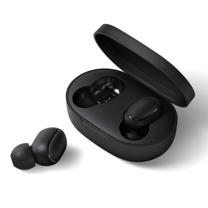 Casti In-Ear Originale Xiaomi True Wireless Earbuds Basic AirDots Bluetooth 5.0 - Negru