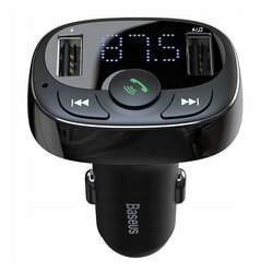Modulator FM auto Bluetooth Baseus T-Typed S-09A, 3.4A, CCTM-01
