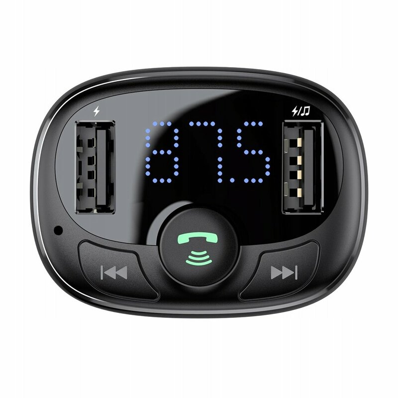 Modulator FM auto Bluetooth Baseus T-Typed S-09A, 3.4A, CCTM-01