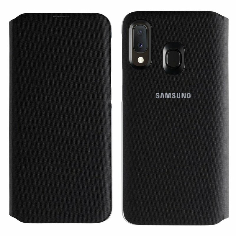 Husa Originala Samsung Galaxy A20e Wallet Cover - Negru