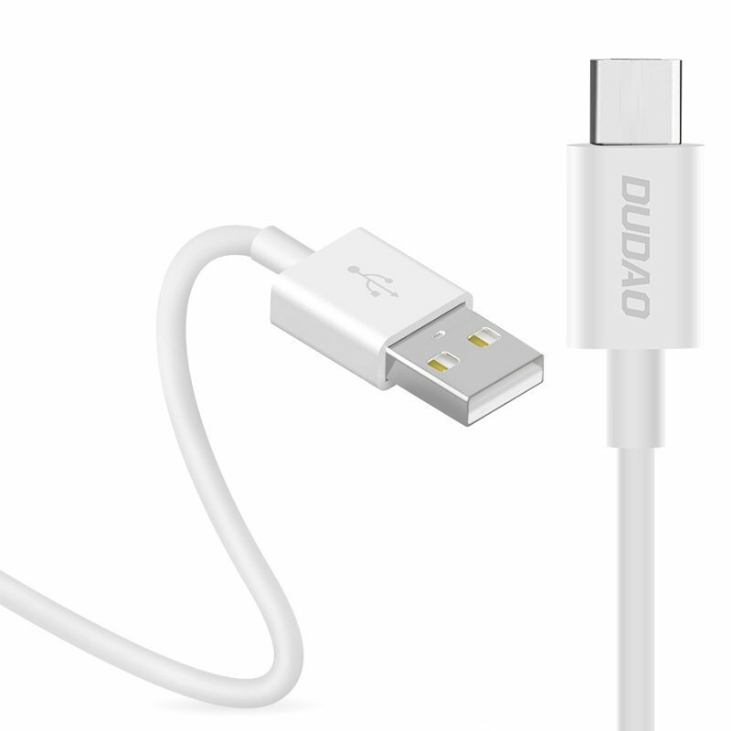 Cablu de date Dudao L1 USB to Type-C Fast Charging 3A TPE 1M - Alb