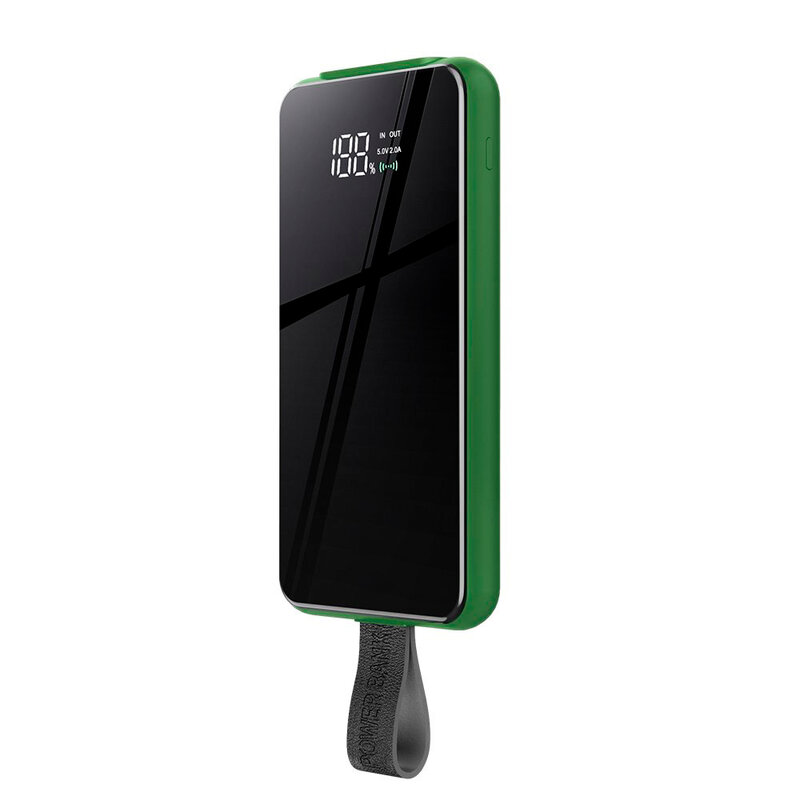 Baterie Externa Remax Power Bank 10000mAh 18W With Wireless Charger Qi 10W - RPP-105 - Verde