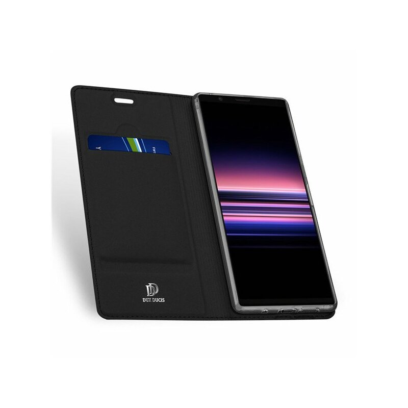 Husa Sony Xperia 5 Dux Ducis Flip Stand Book - Albastru
