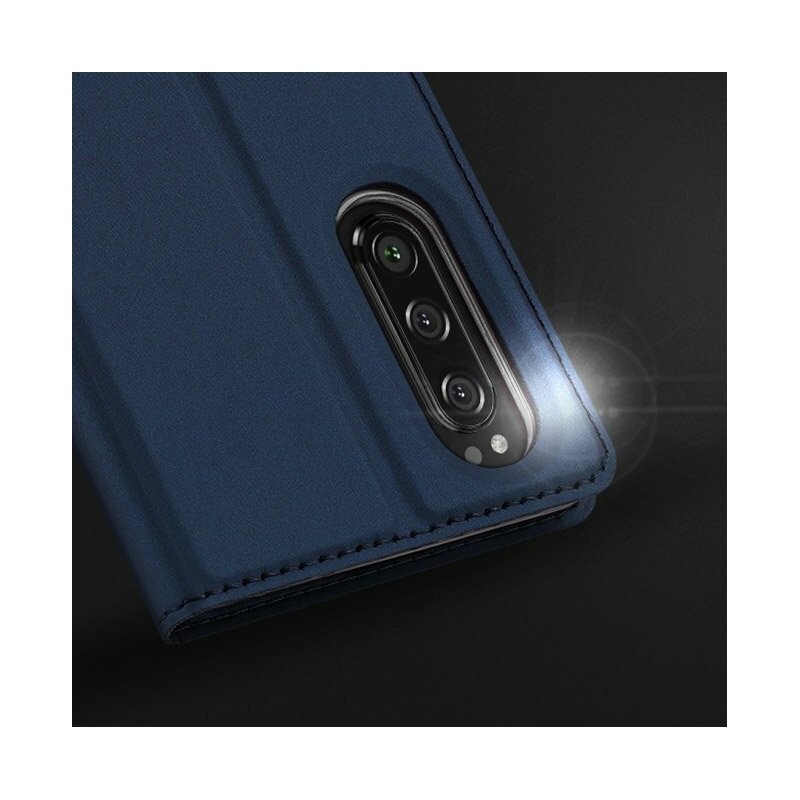 Husa Sony Xperia 5 Dux Ducis Flip Stand Book - Albastru