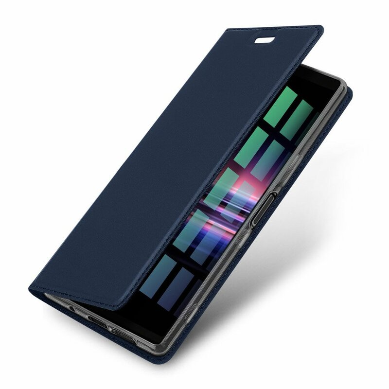 Husa Sony Xperia 5 Dux Ducis Flip Stand Book - Albastru