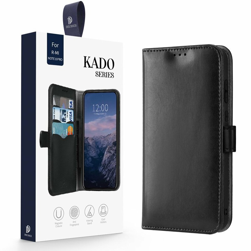 Husa Xiaomi Redmi Note 8 Pro Dux Ducis Kado Series Book - Negru