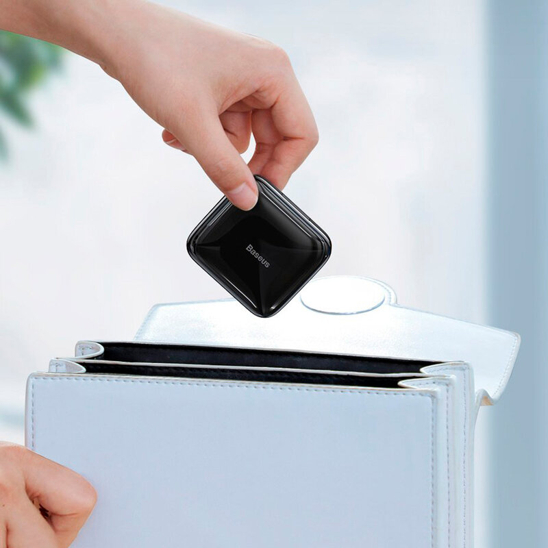 Hub Baseus Fully Folded Portable 4-in-1 Micro-USB/4xUSB With Power Supply - CAHUB-CW01 - Negru