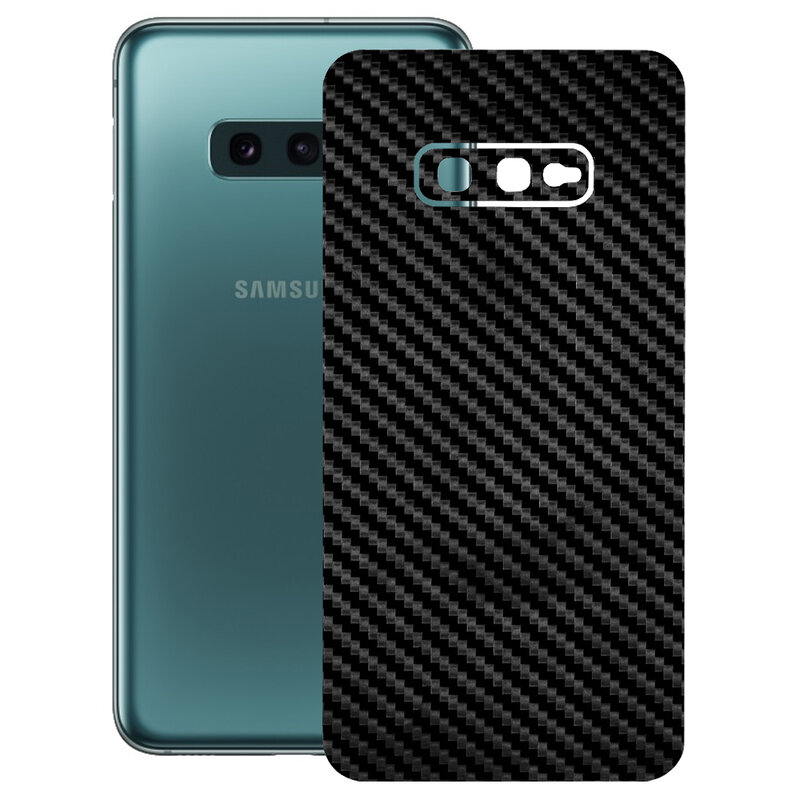 Skin Samsung Galaxy S10e - Sticker Autoadeziv Pentru Spate - Racing Carbon Fiber