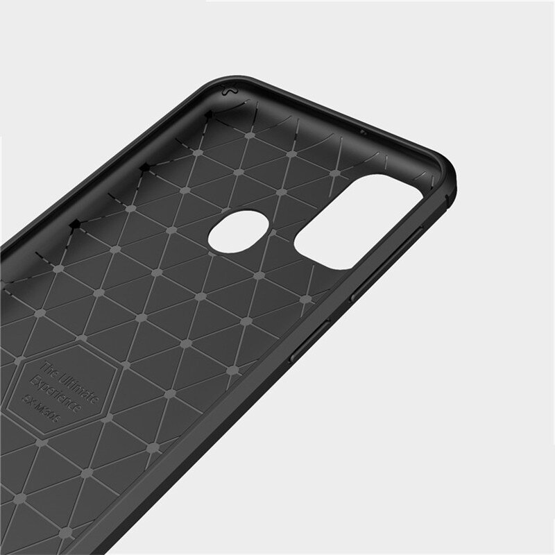 Husa Samsung Galaxy M30s Techsuit Carbon Silicone, negru