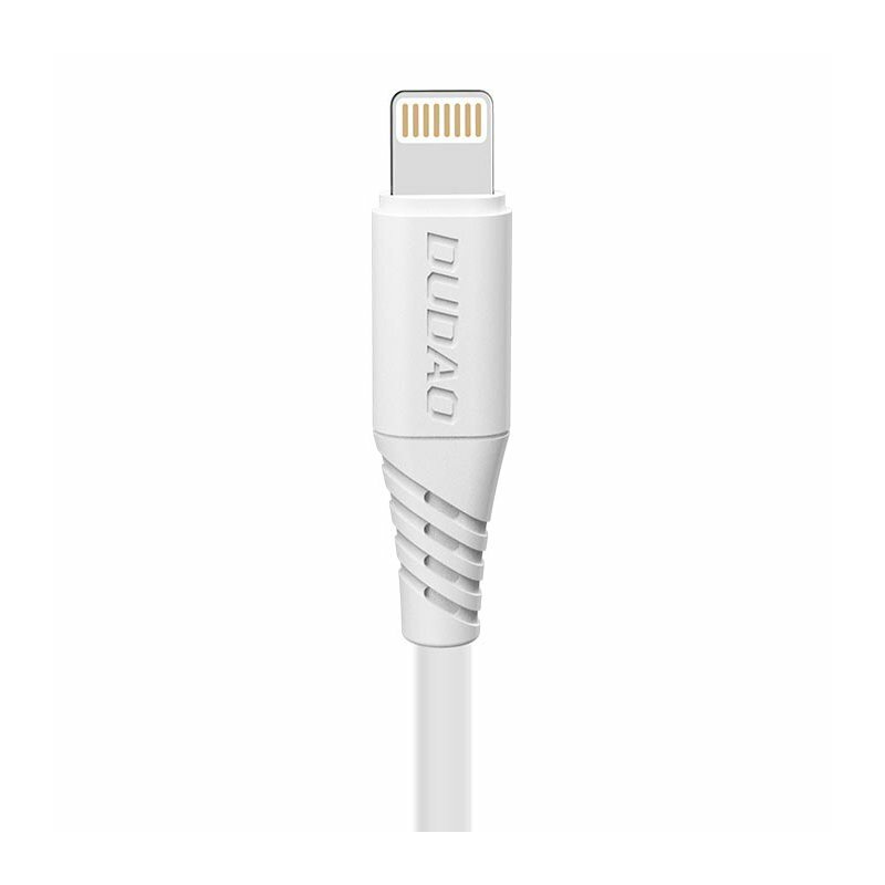 Cablu de date Dudao L2 USB To Lightning Fast Charging 5A 1m - Alb