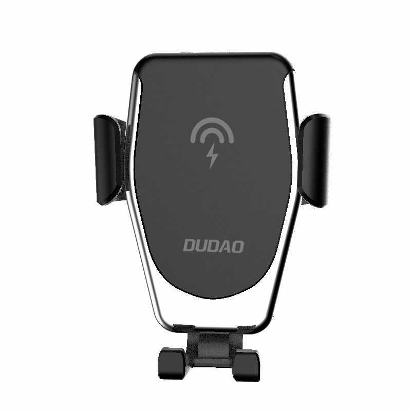Suport Auto Dudao F3Plus Gravity Air Vent Mount Cu Incarcare Wireless Qi Charger 10W - Negru