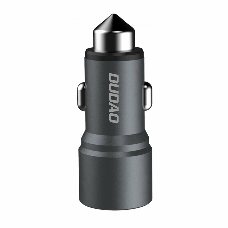 Incarcator Auto Dudao R5 Universal 2xUSB Safety Hammer High Efficiency & Stable 3.1A - Gri