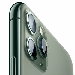 [Pachet 2x] Folie Sticla Camera iPhone 11 Pro Max Baseus Gem Lens - SGAPIPH58S-JT02 - Clear
