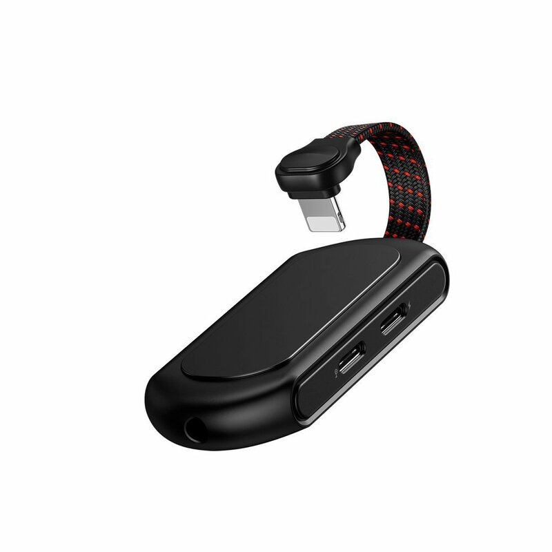 Adaptor audio iPhone la 2x Lightning + Jack Baseus, CALL47-01