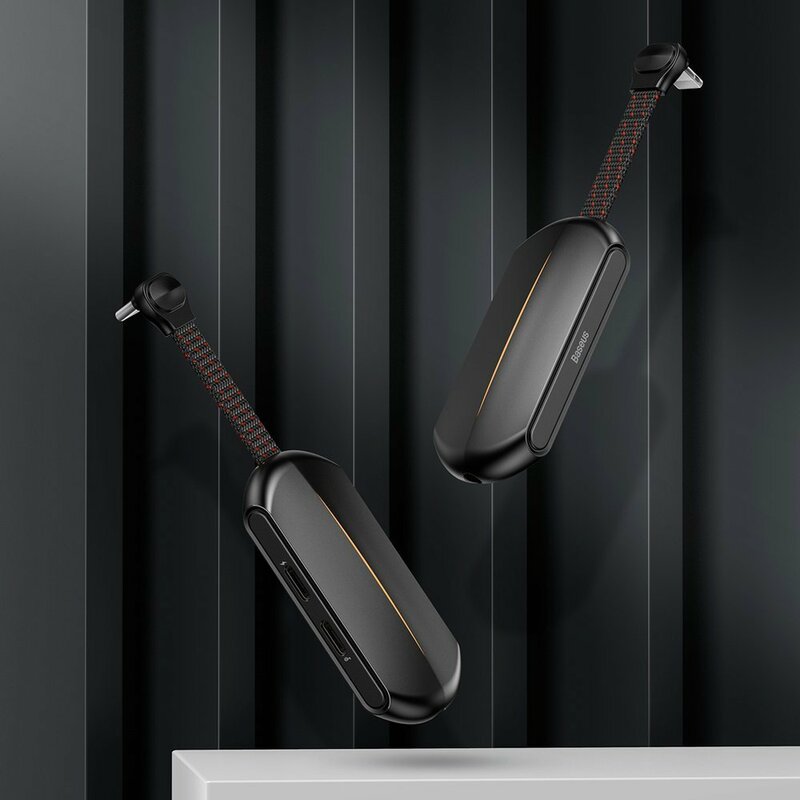 Adaptor audio iPhone la 2x Lightning + Jack Baseus, CALL47-01