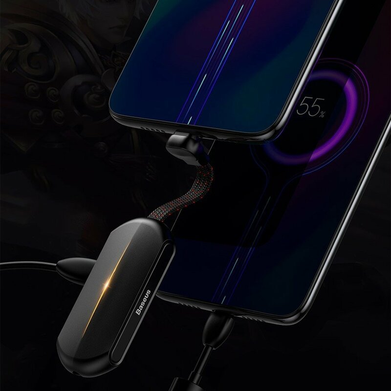 Adaptor audio iPhone la 2x Lightning + Jack Baseus, CALL47-01