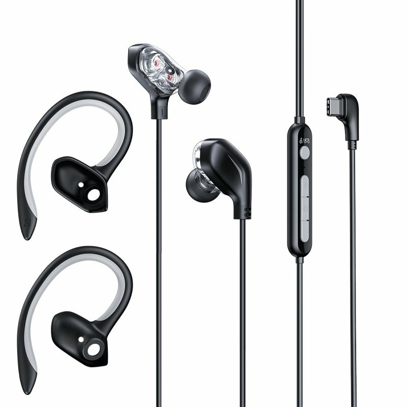Casti In-Ear Baseus Gamo C18 Bongiovi Immersive Virtual 3D Type-C Headset NGC18-01 - Negru