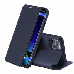 Husa iPhone 11 Pro Max Dux Ducis Skin X Series Flip Stand Book - Albastru