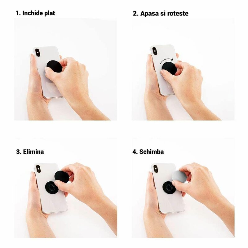 Popsockets Original, Suport Cu Functii Multiple - Ibiza Chic Gloss