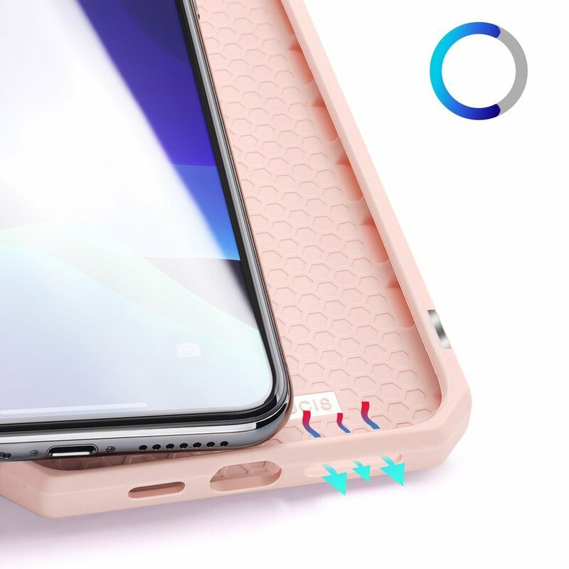 Husa iPhone 11 Dux Ducis Skin X Series Flip Stand Book - Roz